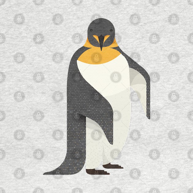 Whimsy Emperor Penguin by theprintedsparrow